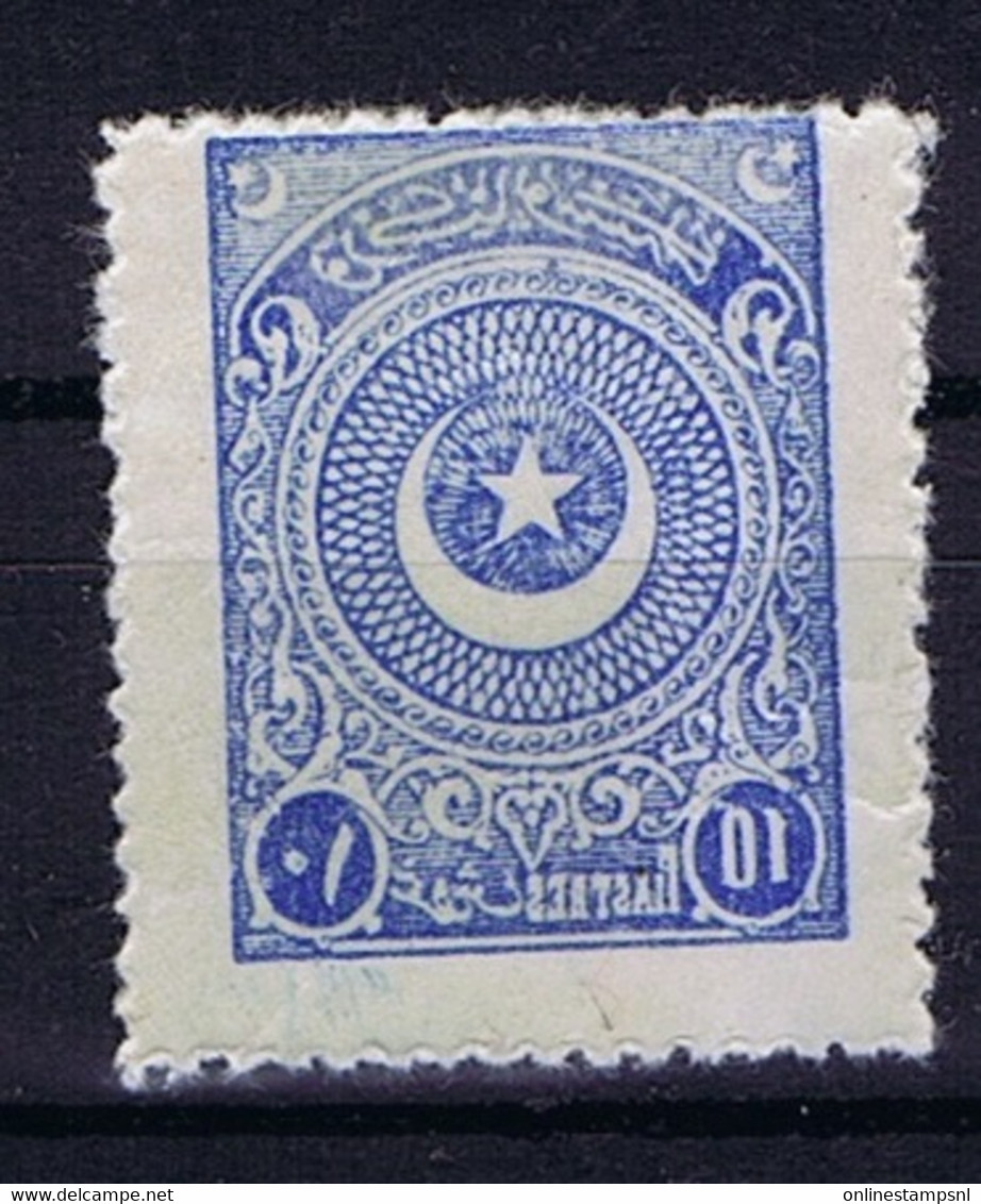 Turkey Mi 842  Isf 1156 1924 MH/*, Mit Falz, Avec Charnière, Double Print At Back RR - Ongebruikt