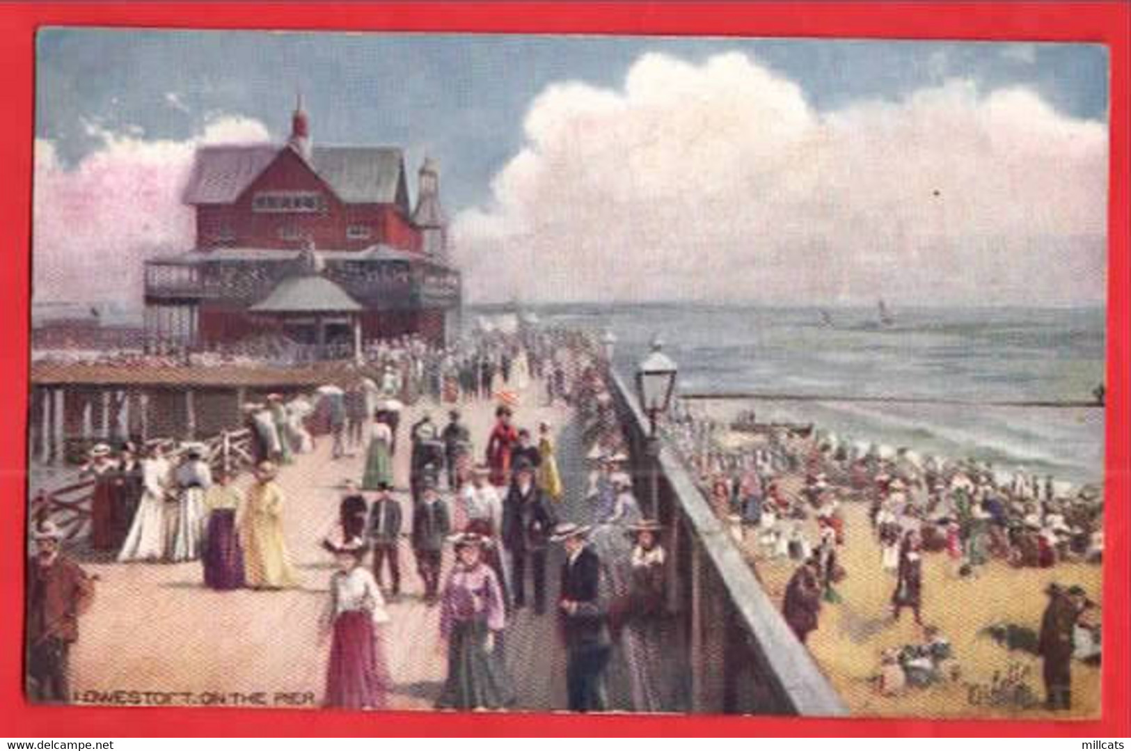 SUFFOLK  LOWESTOFT   ON THE PIER   RAPHAEL TUCK  LOWESTOFT  SERIES   Pu 1906 - Lowestoft