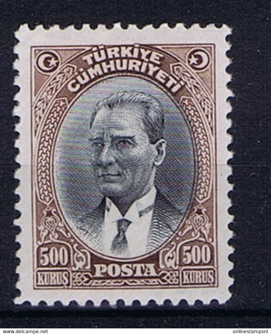 Turkey Mi 912  Isf 1232 1930 MH/*, Mit Falz, Avec Charnière  Signed/ Signé/signiert/ Approvato - Neufs