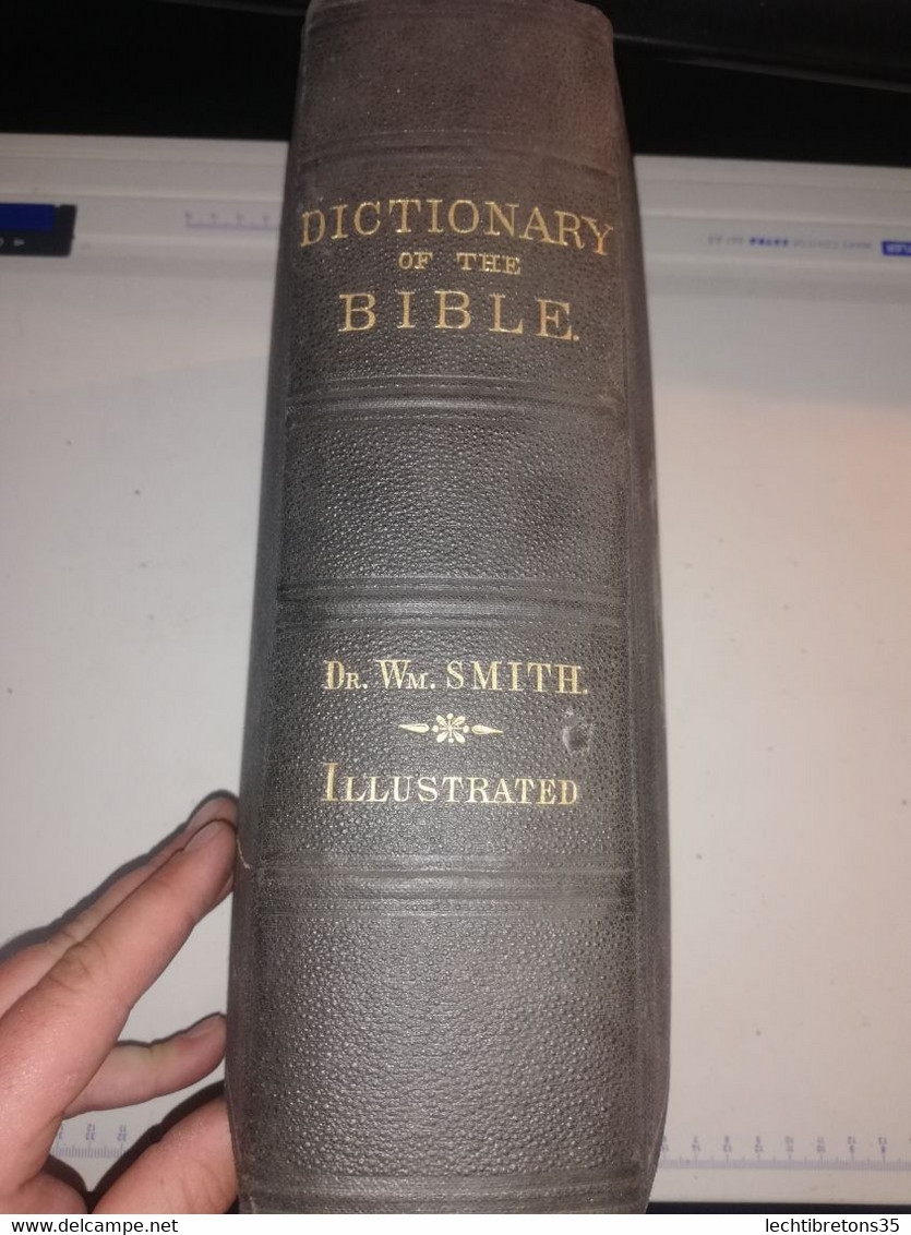 Rare 1912 Dictionary Of The Bible William Smith  Watch Tower Bible Jéhovah ? - Bibbia, Cristianesimo