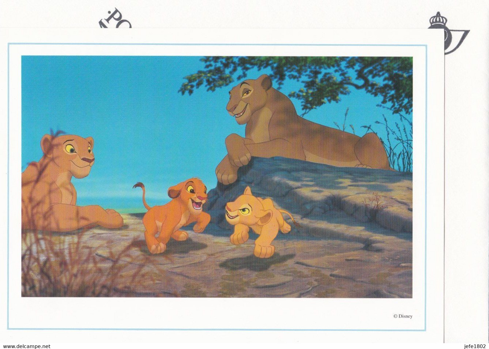 Postogram J 14 - De Leeuwenkoning - The Lions King - Familie / Disney - Postogram