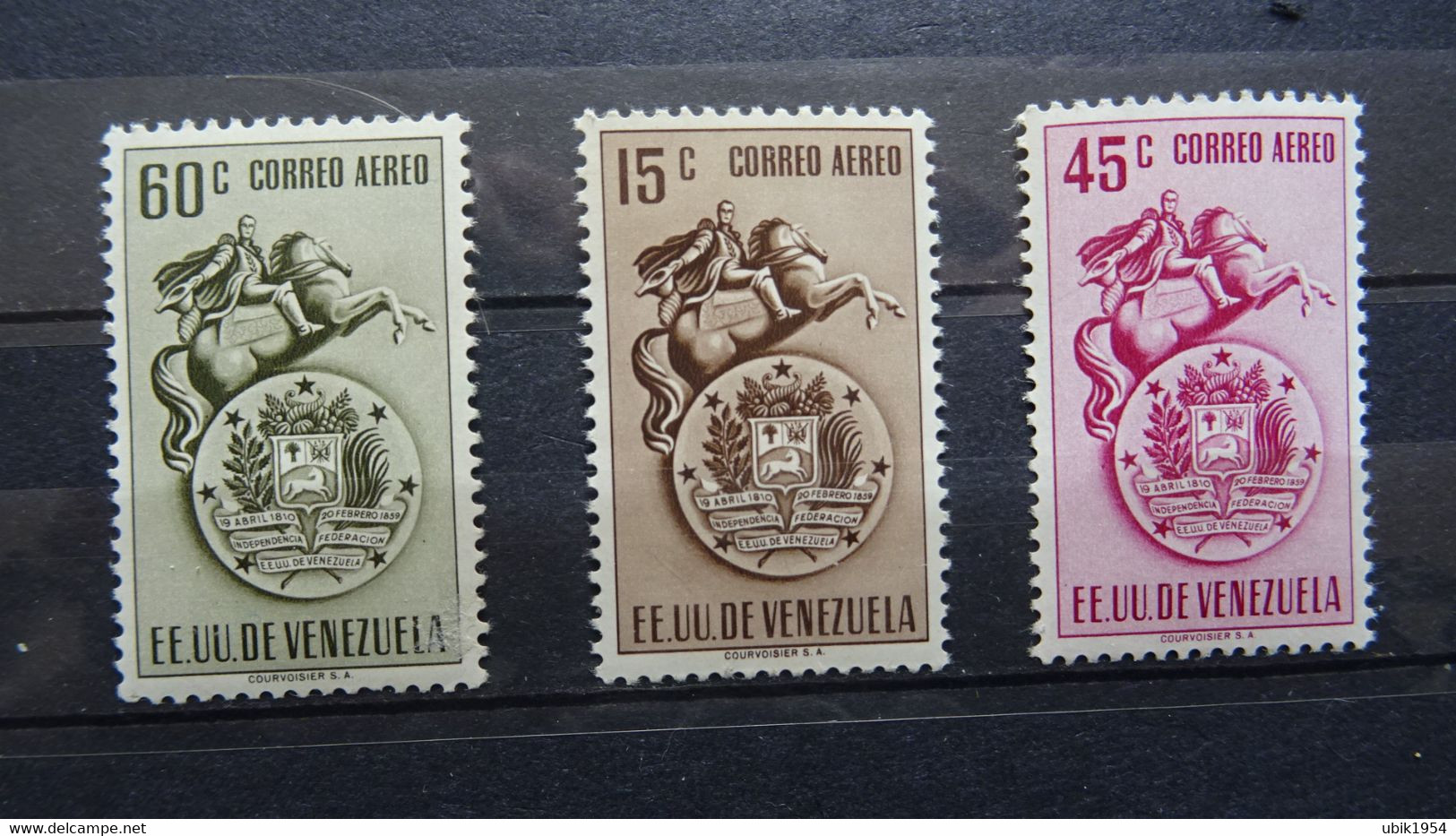 1951 Yv PA 363+366-367 MNH A45 - Venezuela