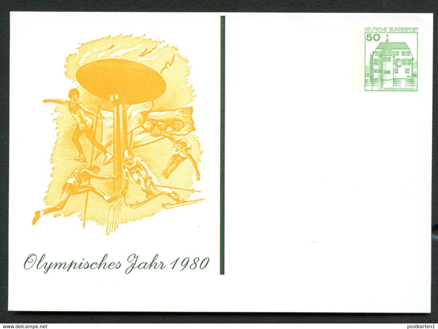 Bund PP104 C1/001-I OLMYPISCHES JAHR 1980 - Private Postcards - Mint