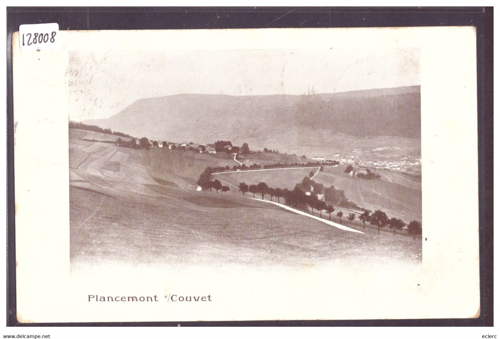 PLANCEMONT SUR COUVET - TB - Couvet