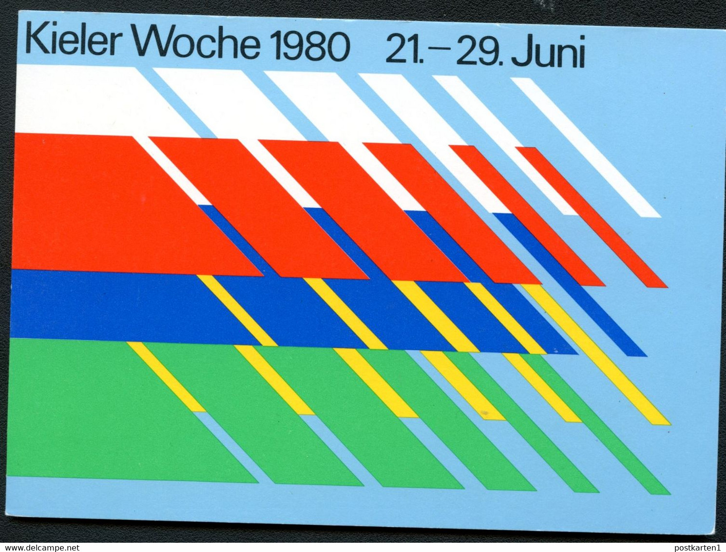 Bund PP104 D2/024 KIELER WOCHE Sost. 1980 - Privatpostkarten - Ungebraucht