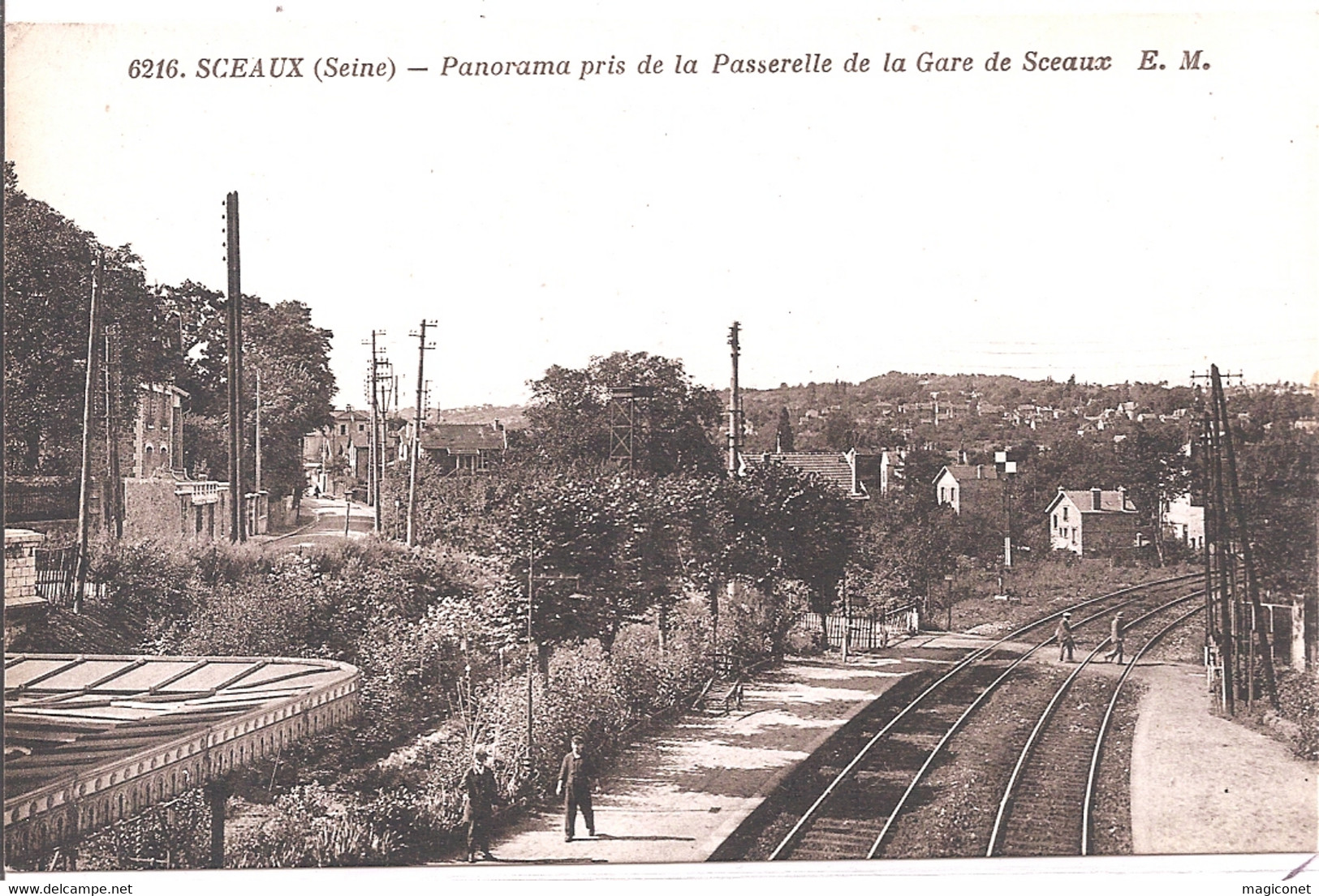 CPA - Sceaux - Panorama Pris De La Passerelle De La Gare De CPA - Sceaux - Sceaux