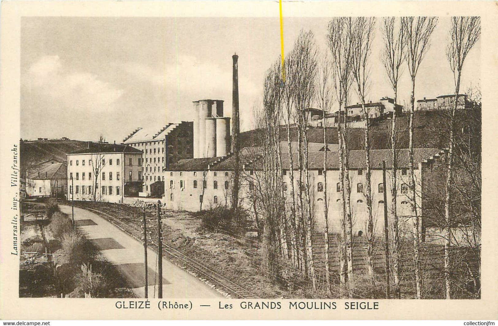 CPA FRANCE 69 " Gleizé, Les Grands Moulins Seigle". - Gleize