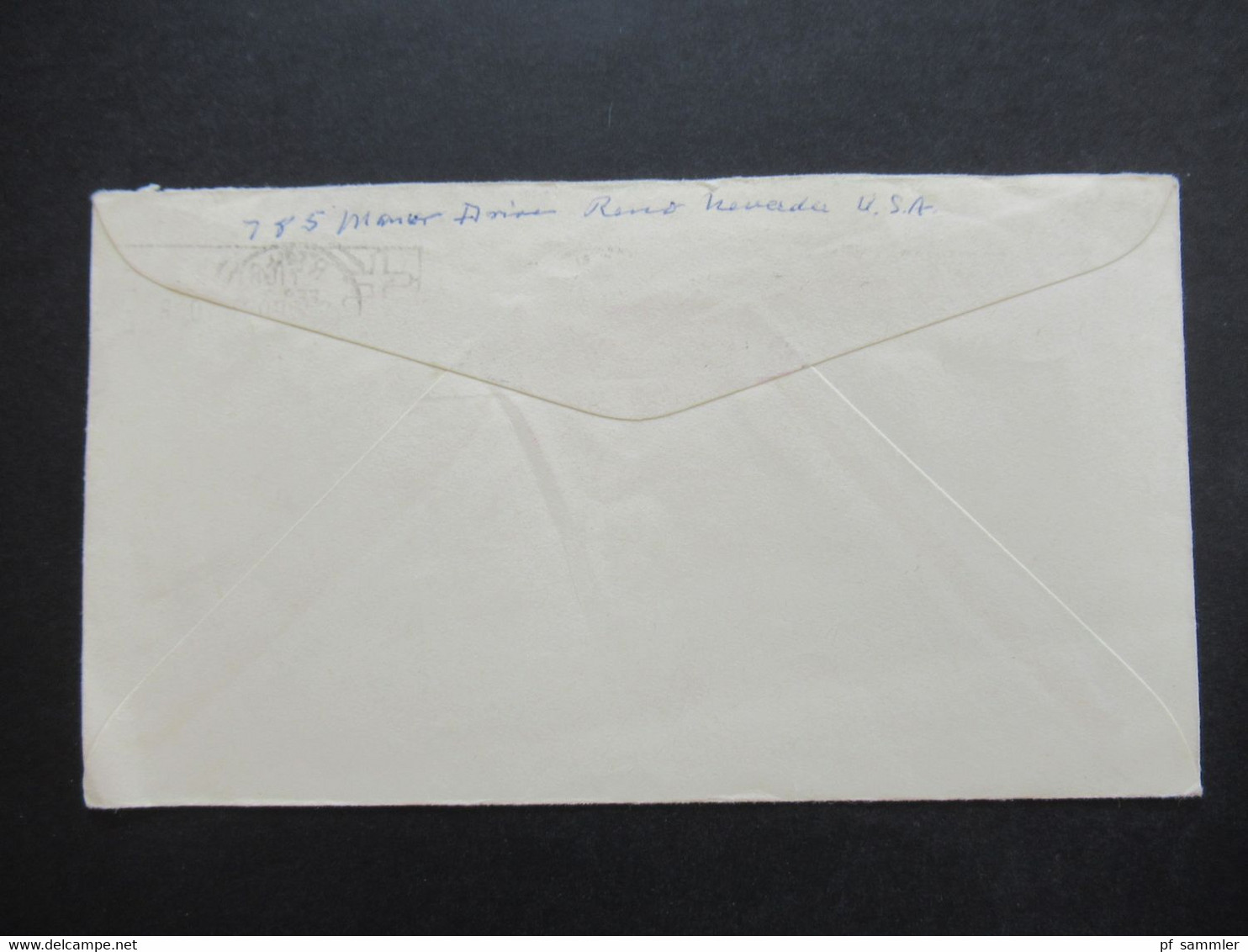 USA 1969 Ganzsachen Umschlag Mit Stempel L1 Returned For Additional Postage. Reno Nach Kronshagen über Kiel - Brieven En Documenten