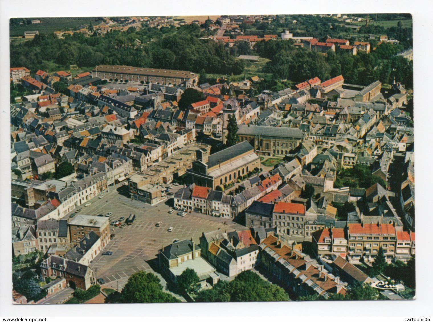 - CPM LE QUESNOY (59) - Vue Générale Aérienne - Photo CIM 0341 - - Le Quesnoy