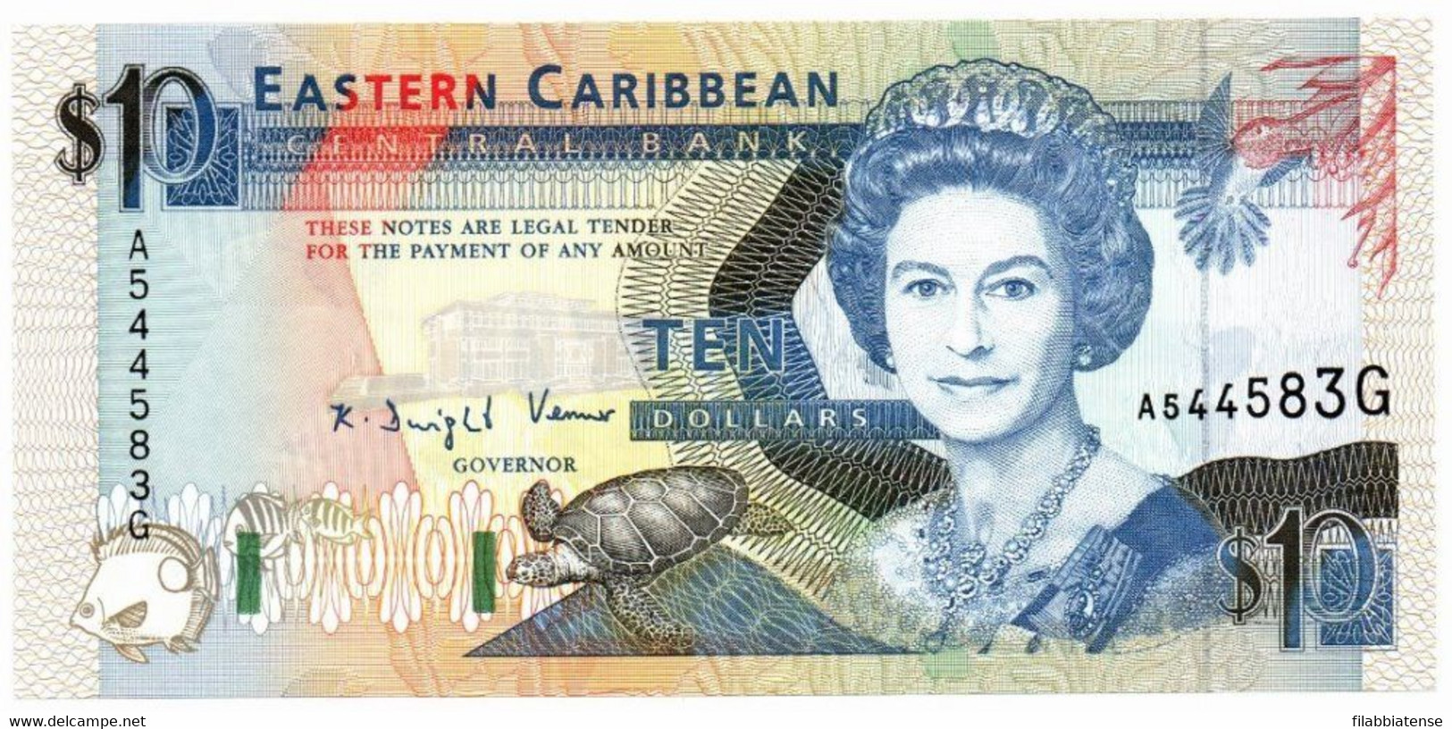 Grenada - 10 Dollars 1993    +++++++ - Altri – America