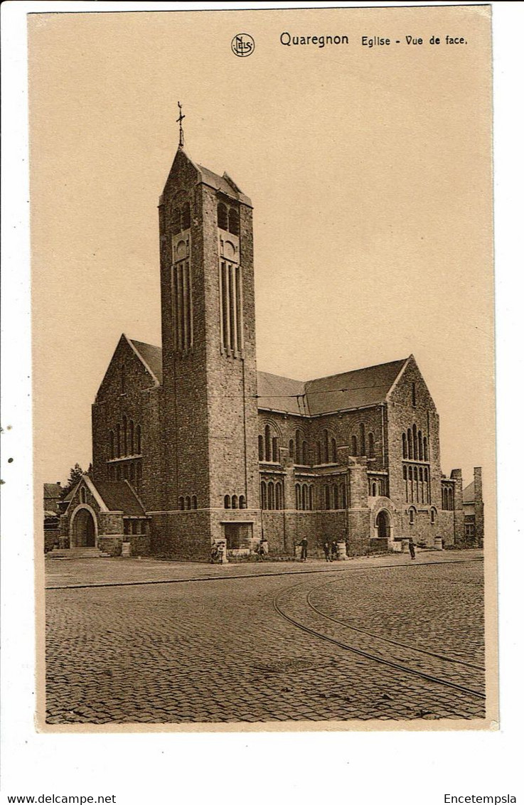 CPA Carte Postale-Belgique-Quaregnon- Eglise Vue De Face - VM30436 - Quaregnon