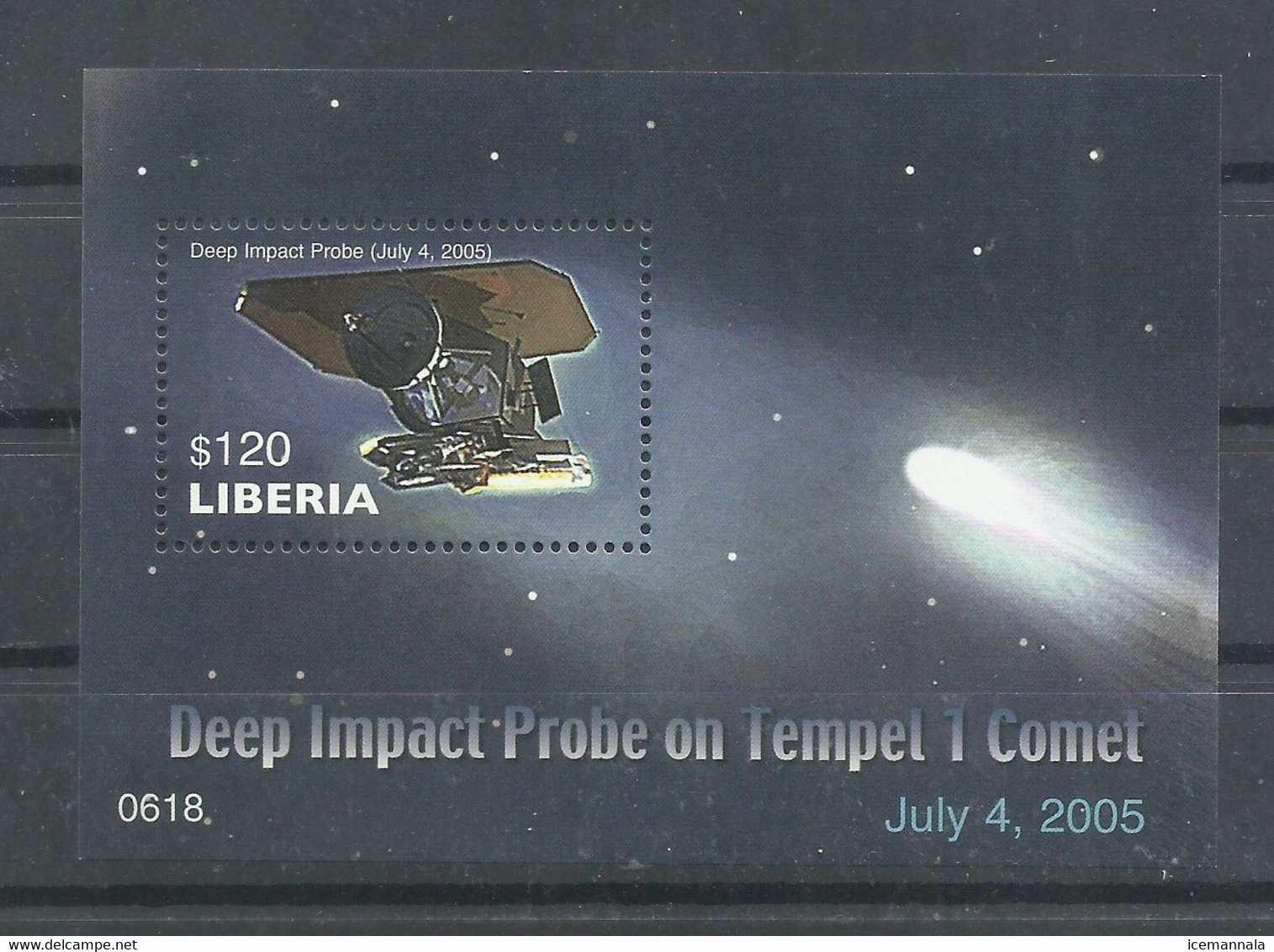 LIBERIA  ,  HOJA BLOQUE   TEMA ESPACIAL    MNH  ** - Afrika