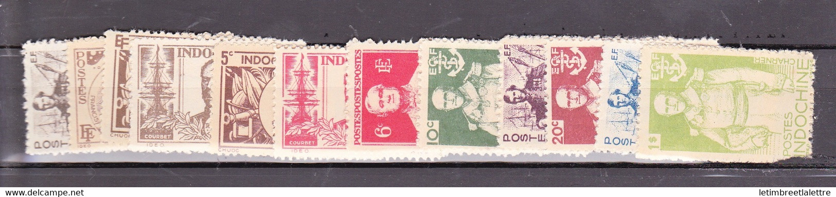 Indochine N ° 261 à 273**sans Les N°s 265-267-270A - Unused Stamps