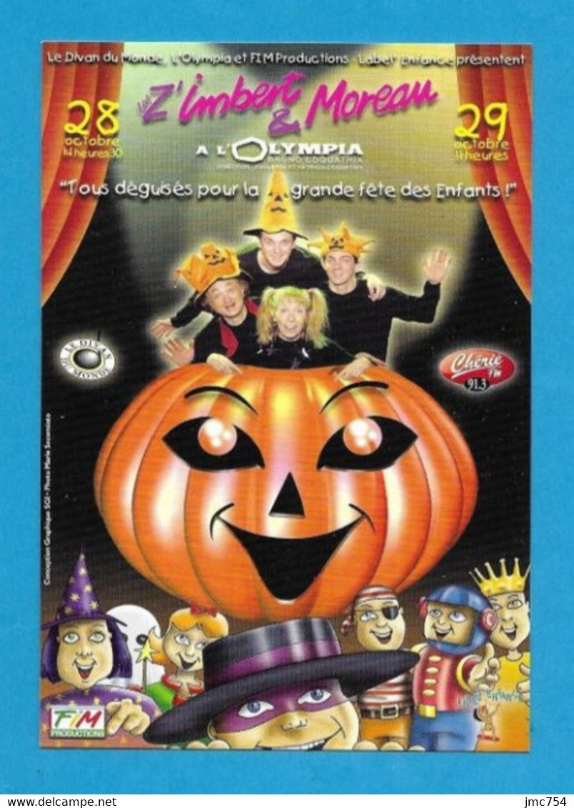 CPM.     Cart'Com.    Halloween 2000 à L'Olympia.    Spectacle Pour Enfants.     Postcard. - Halloween