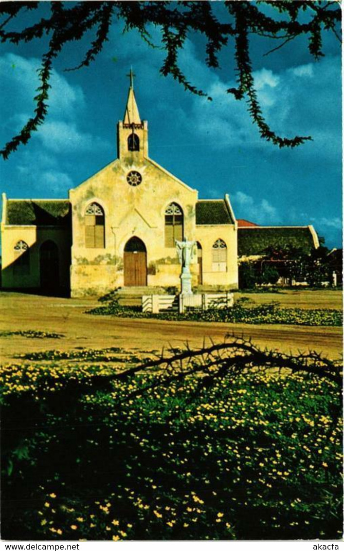 CPM AK Roman Catholic Church At Savaneta. ARUBA (660040) - Aruba
