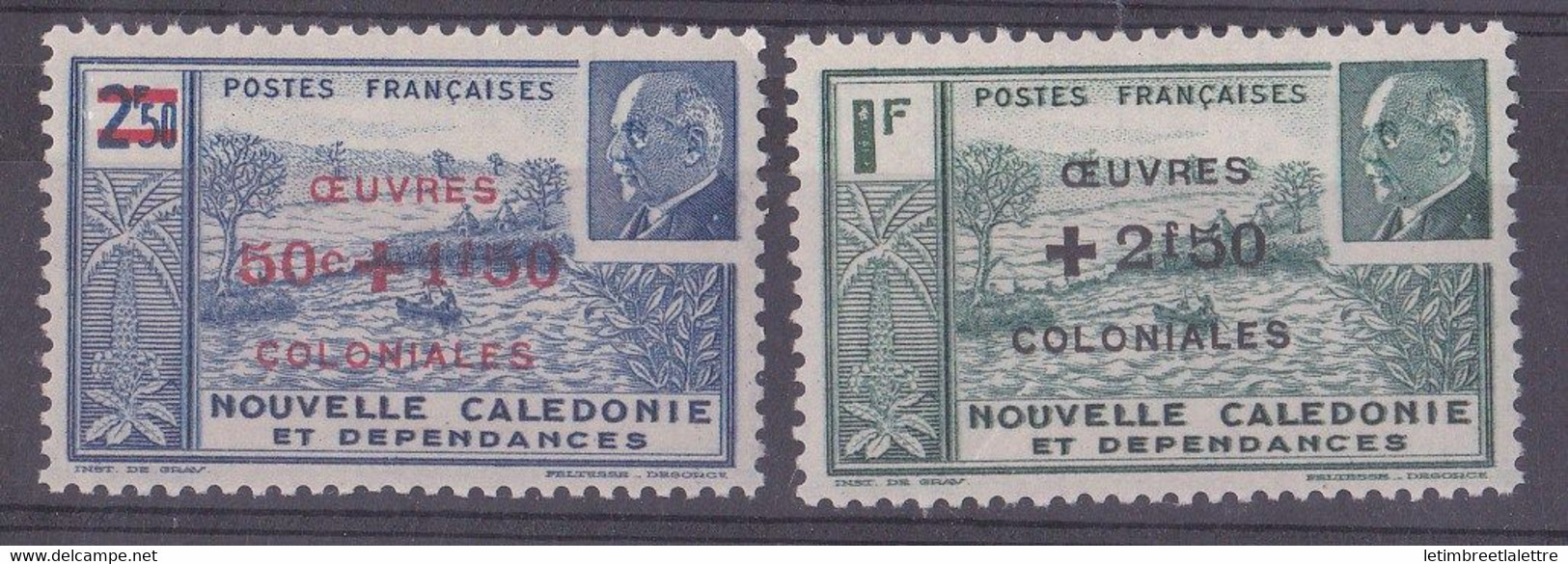 ⭐ Nouvelle-Calédonie N° 246-247** Neuf Sans Charnière⭐ - Neufs