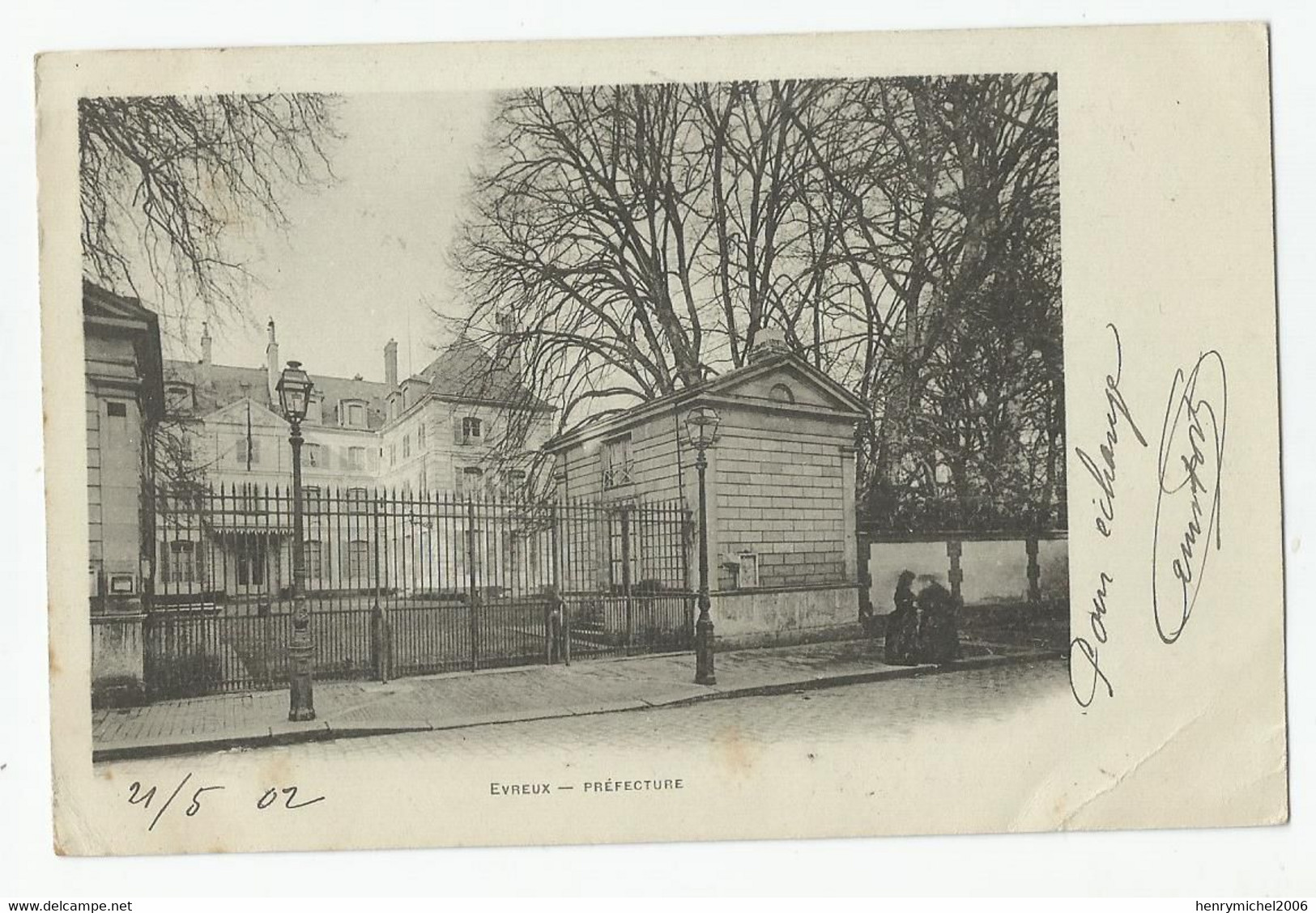 27 Eure Evreux Cachet A.fort 4 Rue De Paris 1902 - Evreux