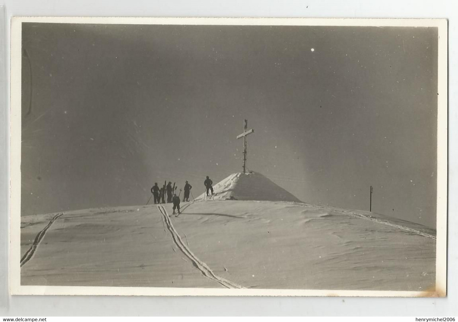 38 Isère Chamrousse La Croix Ski  Carte Photo - Chamrousse