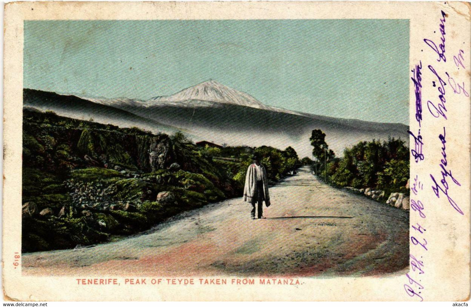 CPA AK TENERIFE Peak Of Teyde Taken From Matanza SPAIN (674068) - Tenerife