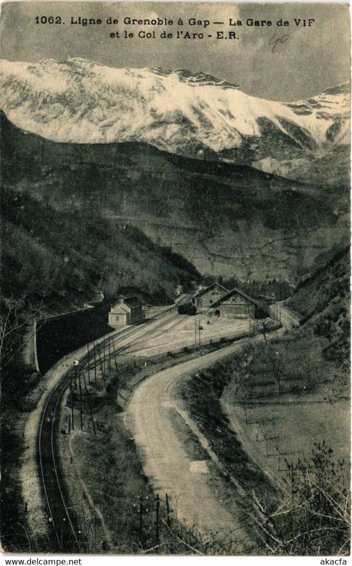 CPA AK Ligne De GRENOBLE A GAP - La Gare De Vif Et Col De L'ARC (652532) - Vif