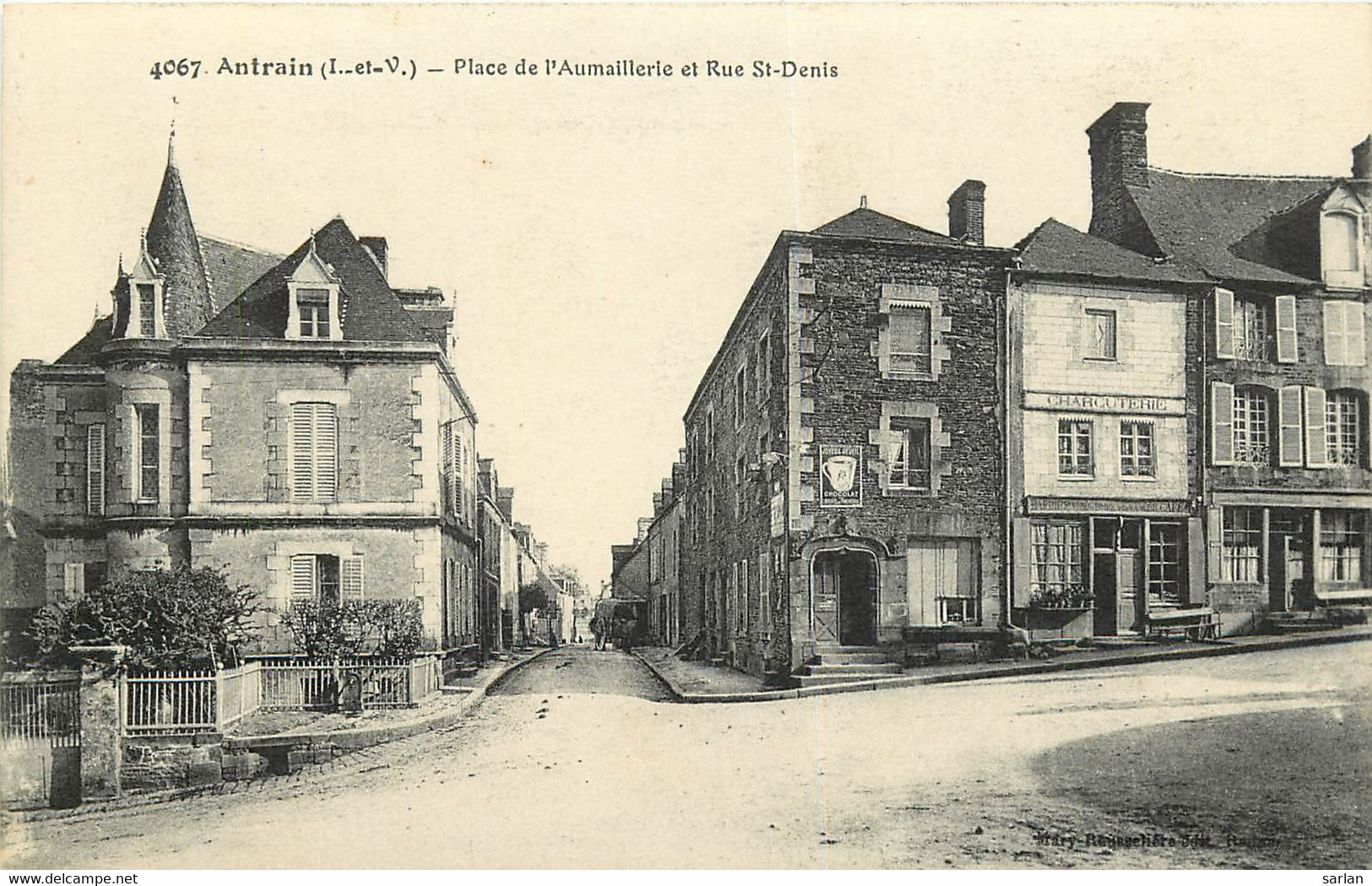 35 , ANTRAIN SUR COUESNON , Place De L'Aumaillerie Et Rue St Denis , * 296 52 - Other & Unclassified