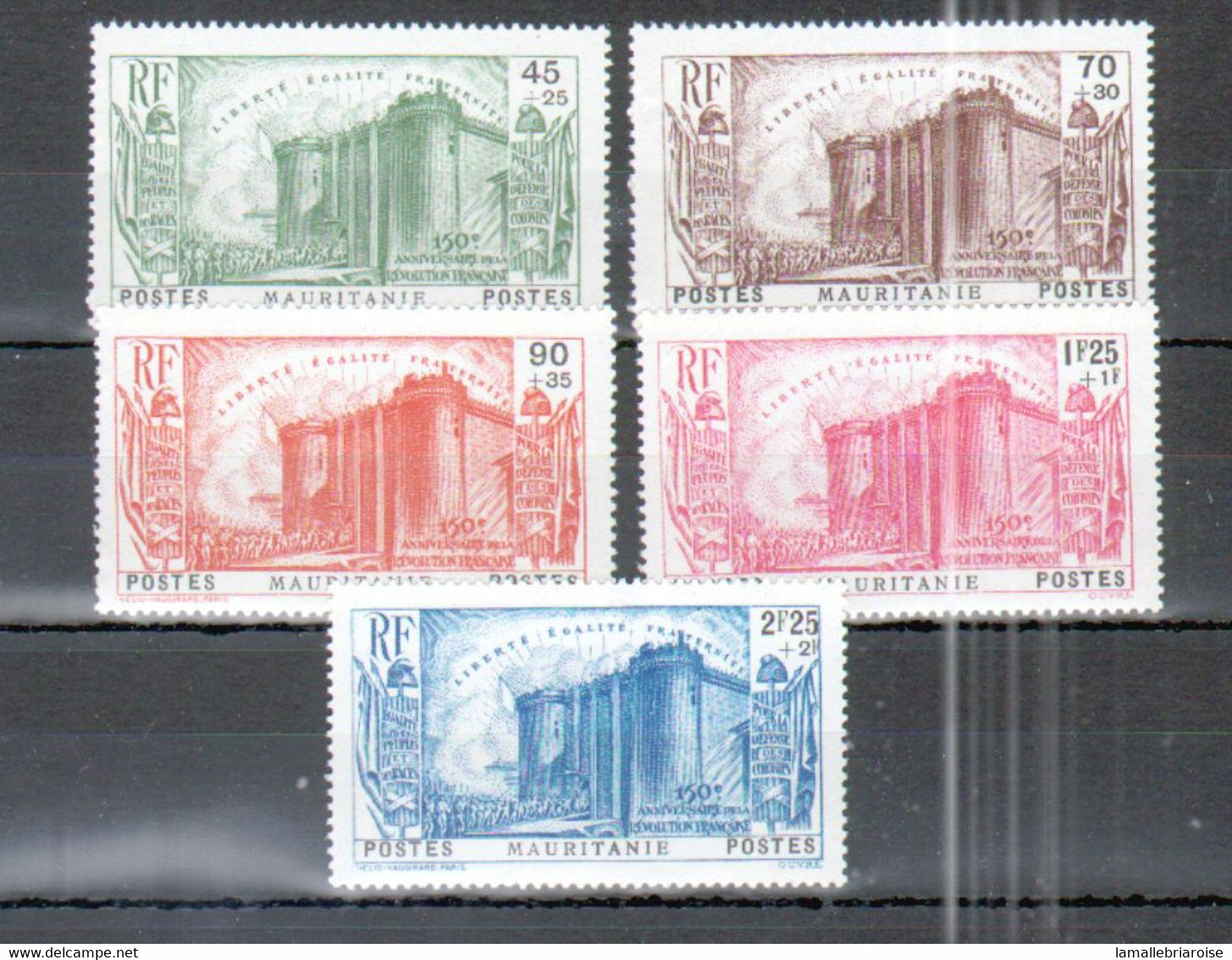 Mauritanie, Y & T N°100 à 104 Neufs Sans Trace De Charniere,  **,  MNH, Cote 65€ + 50% - Unused Stamps