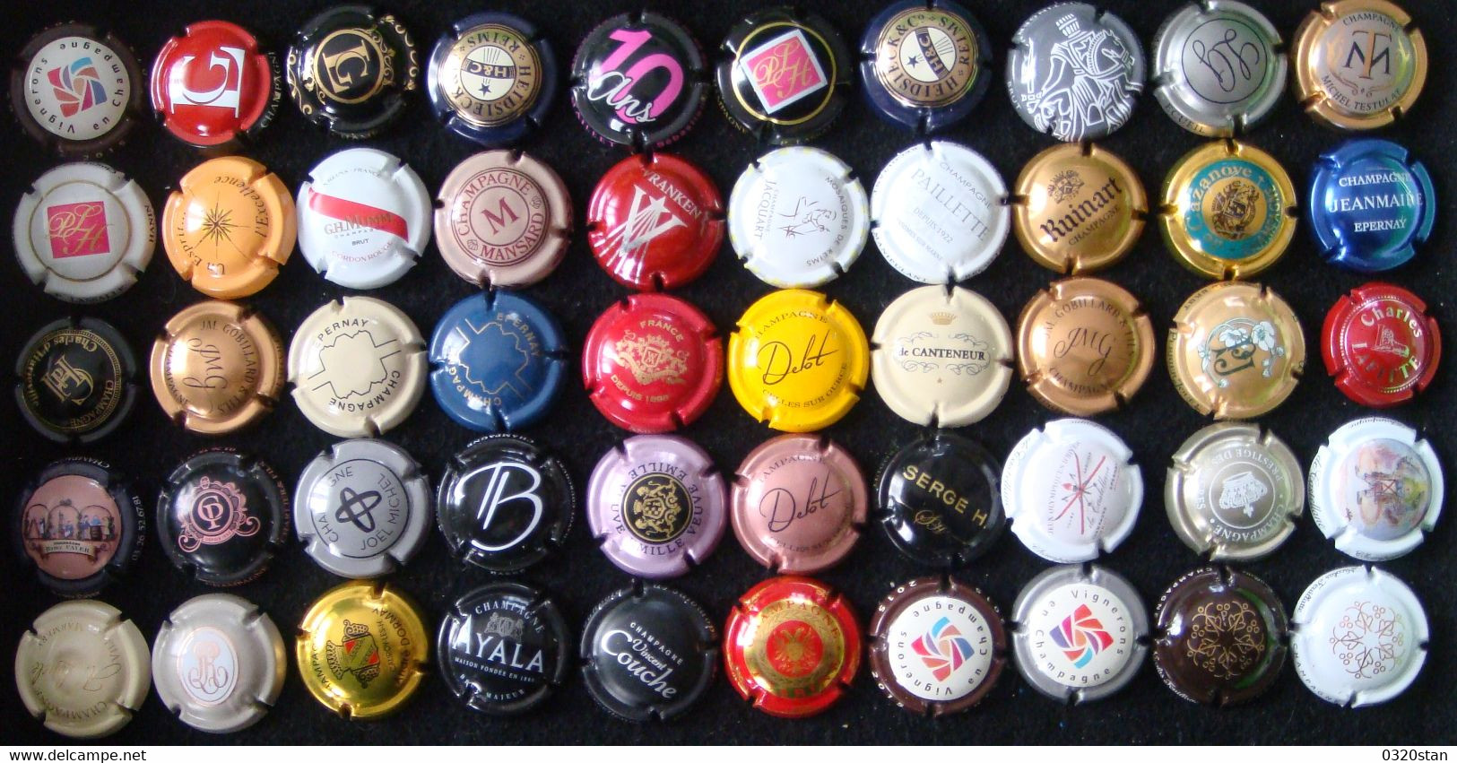 50  CAPSULES DE CHAMPAGNE DIFFERENTES ( Lot N° 2 ) - Other & Unclassified