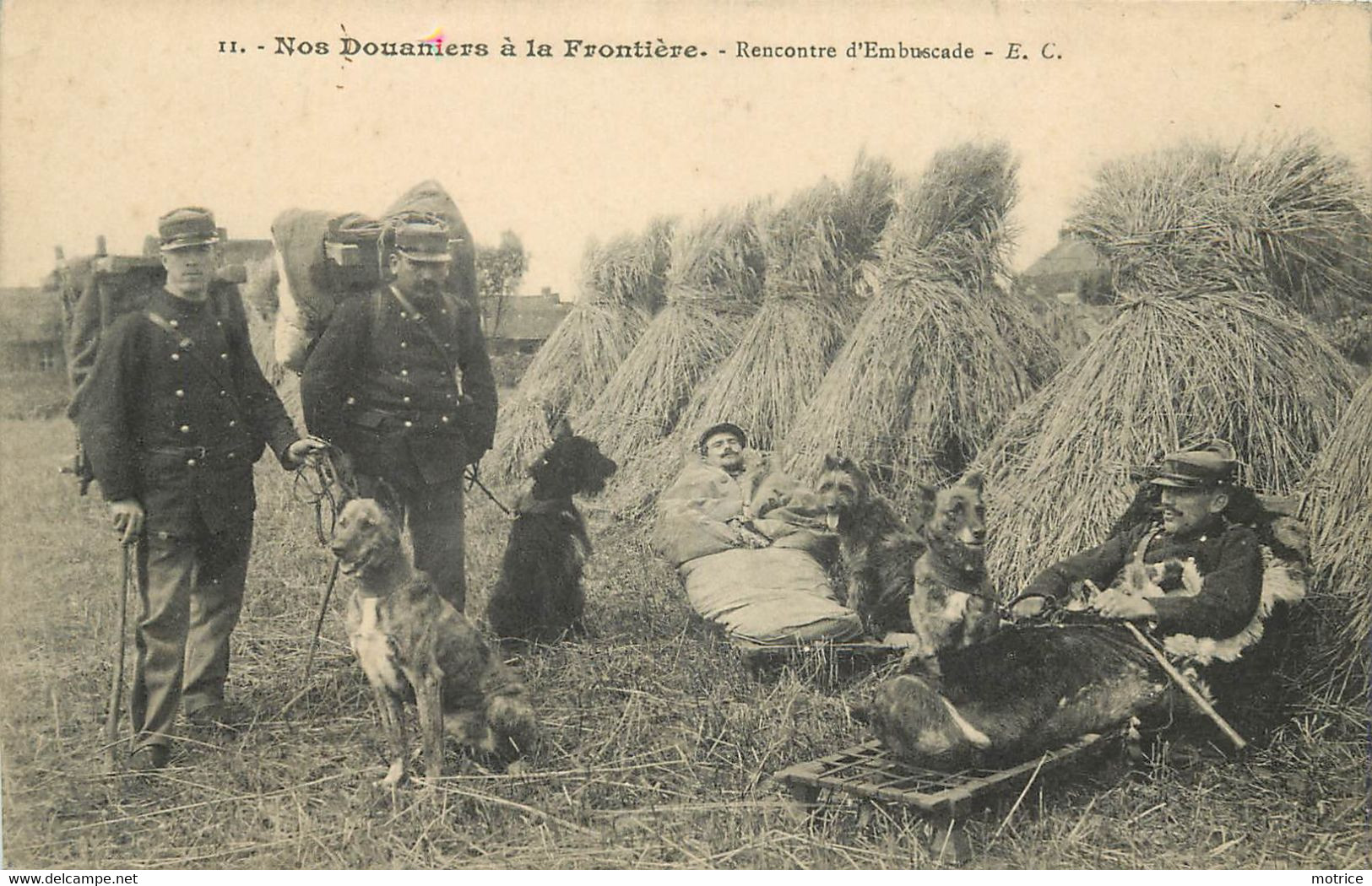 NOS DOUANIERS A LA FRONTIERE - Rencontre D'embuscade. - Douane