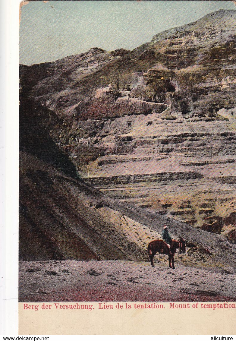 A3992 - Berg Der Versuchung. Mount Of Temptation Jericho Palestine Unused Postcard - Palestine