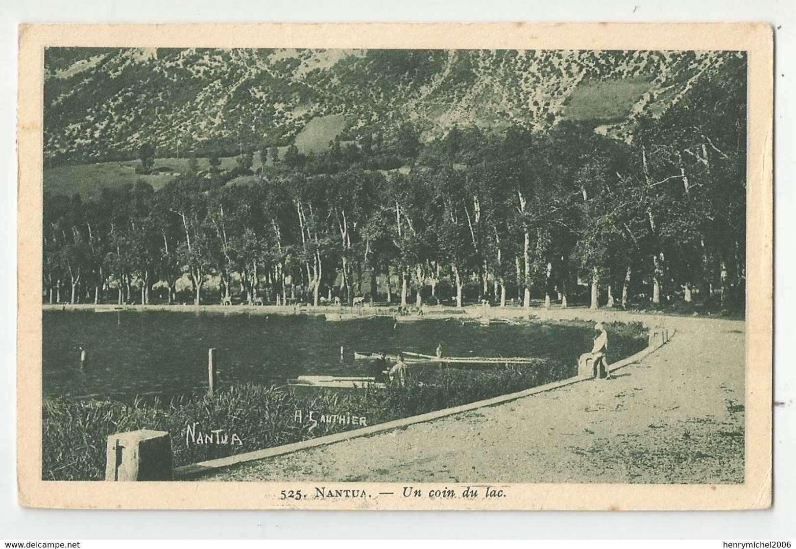 01 Ain Nantua Un Coin Du Lac 1939 Ed Gauthier A Oyonnax - Nantua