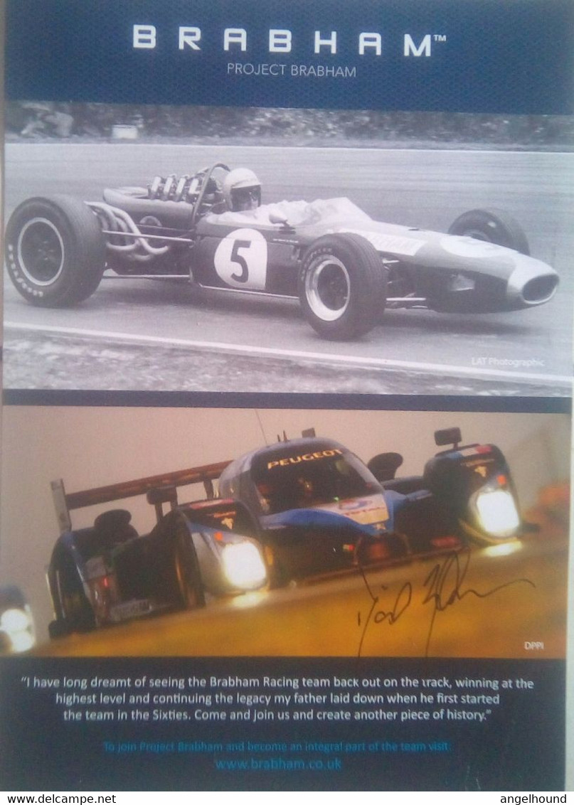 David Brabham ( Australian Racing Driver ) - Autogramme