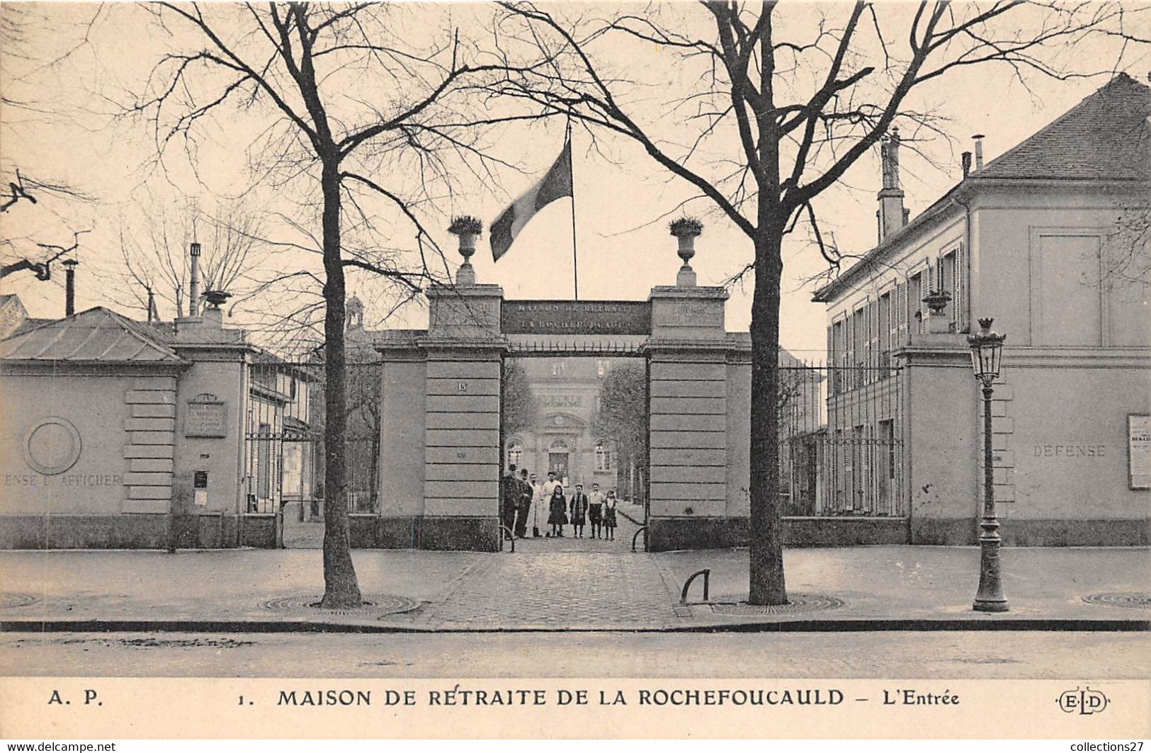 PARIS-75014-LOT DE 15 CARTES POSTALES DANS POCHETTE- MAISON DE RETRAITE DE LA ROCHEFOUCAULD - Arrondissement: 14