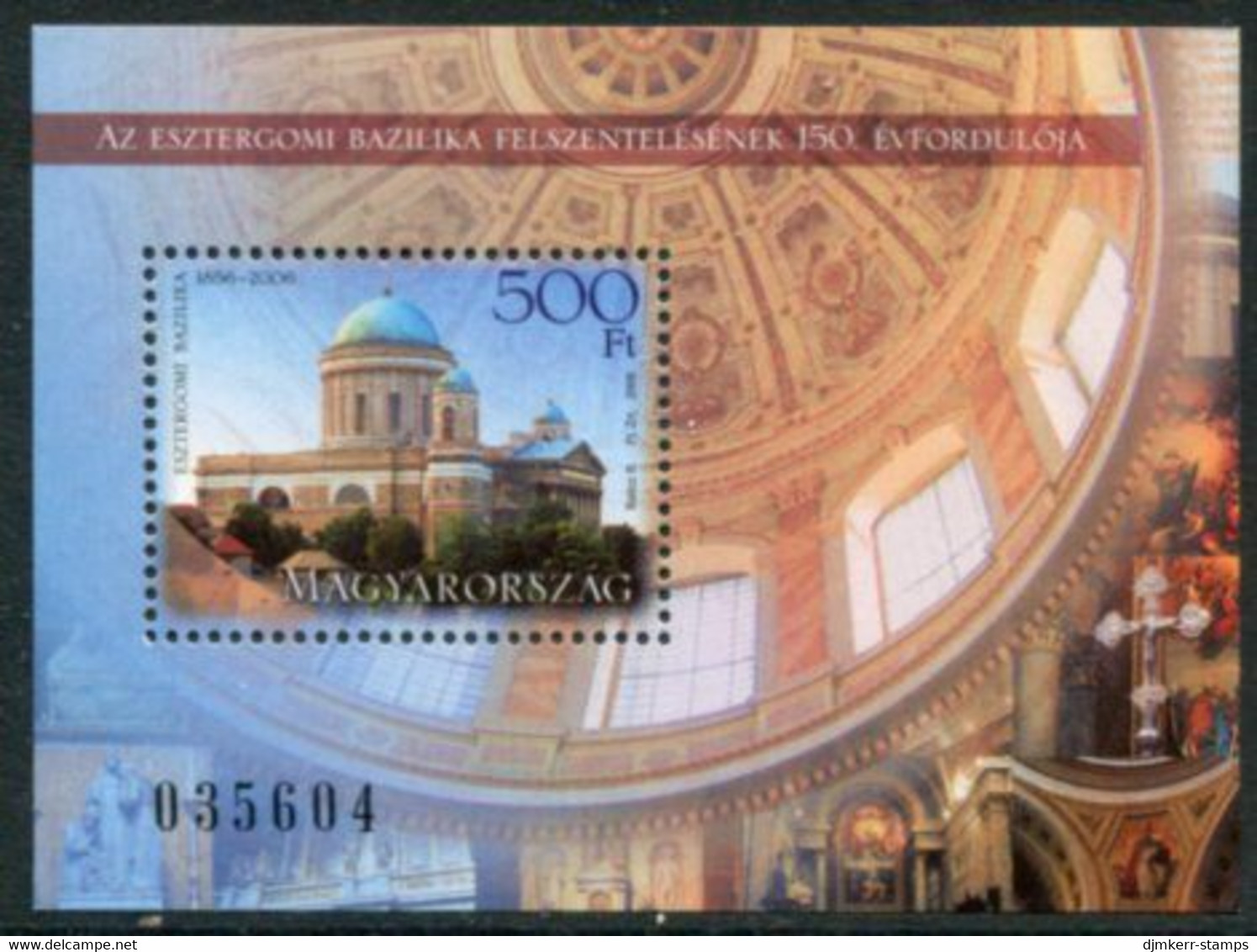 HUNGARY 2006 Esztergom Basilica Block MNH / **.  Michel Block 308 - Ungebraucht