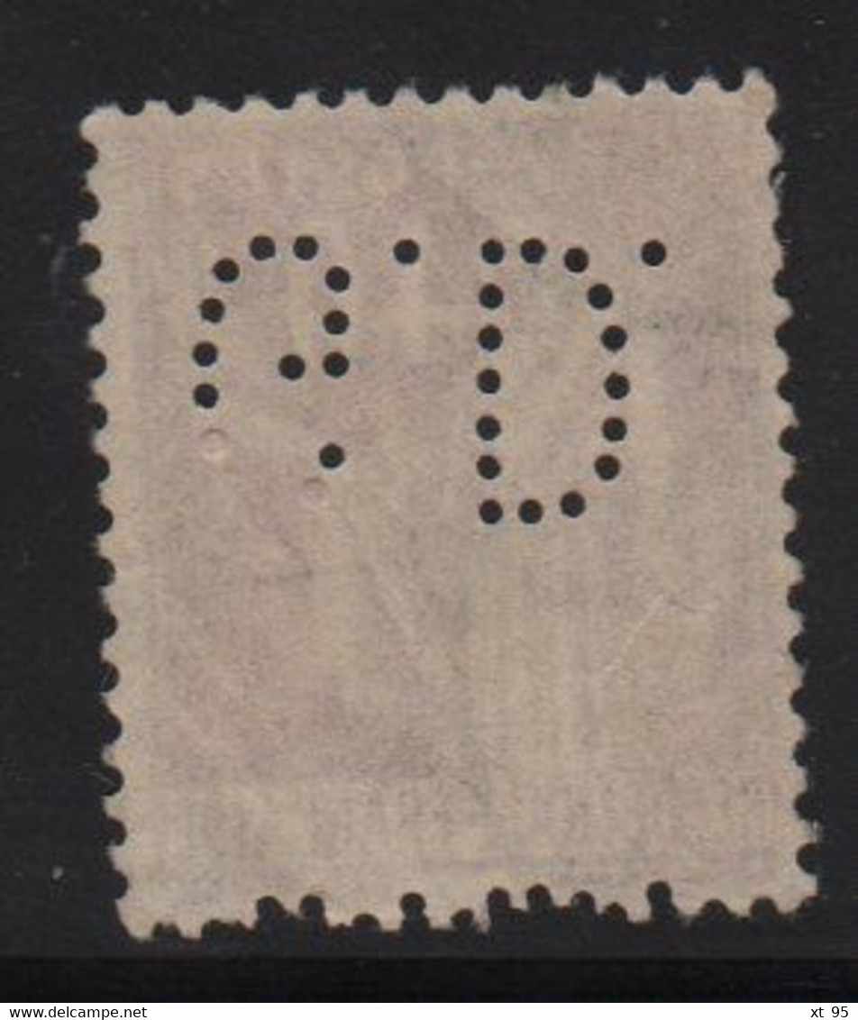 Perforation GD 44 - Geoffroy Delore - 40c Type Paix - Indice 4 - Autres & Non Classés