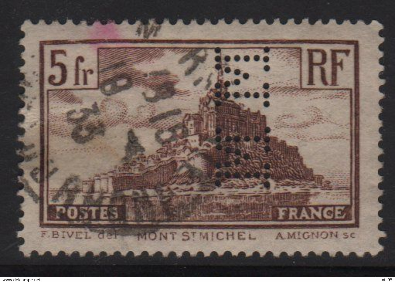 Perforation MM 88 - Messageries Maritimes - 5f La Rochelle - Indice 2 - Sonstige & Ohne Zuordnung