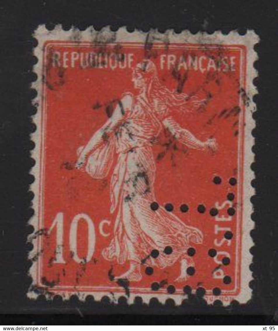 Perforation GL 82 - Galeries Lafayette - 10c Type Semeuse - Indice 3 - Other & Unclassified