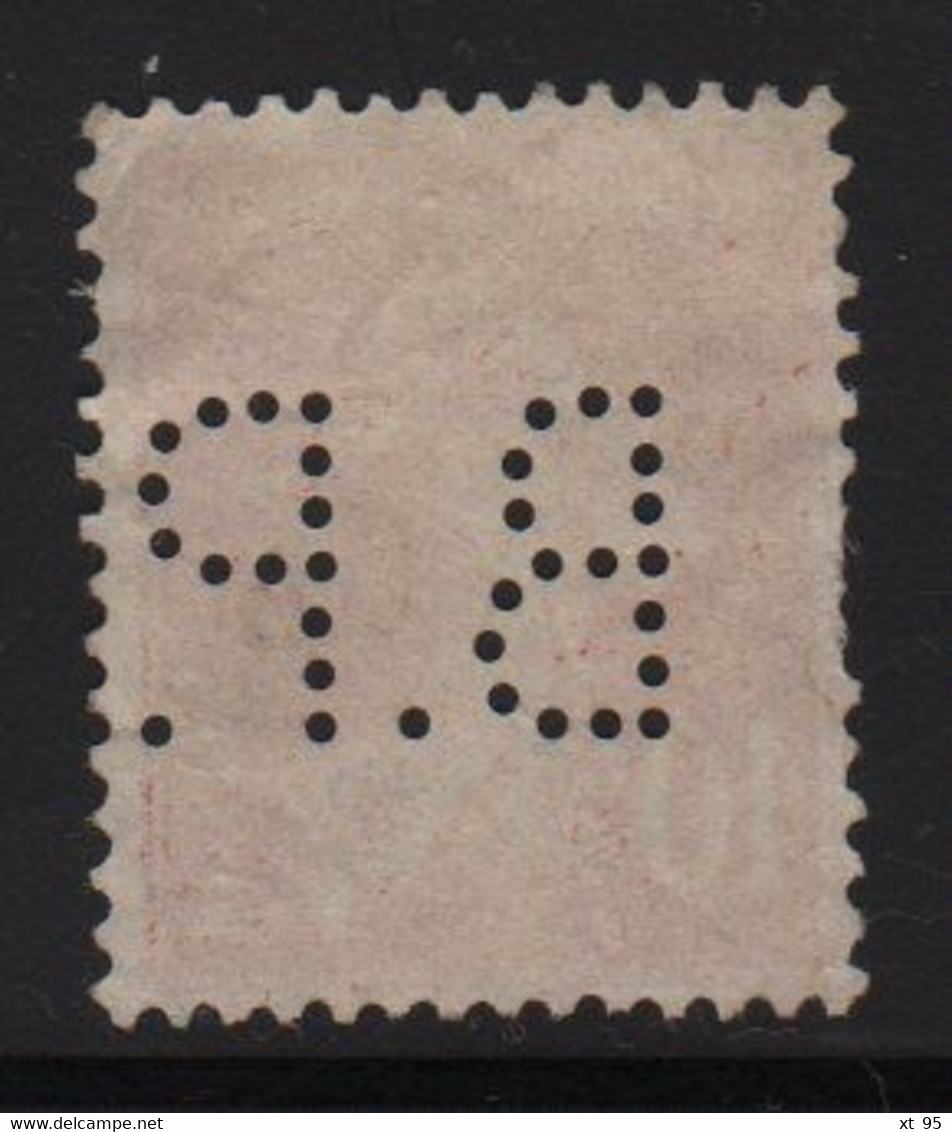 Perforation BP 159 - Banque Privee - 10c Type Semeuse - Indice 4 - Other & Unclassified