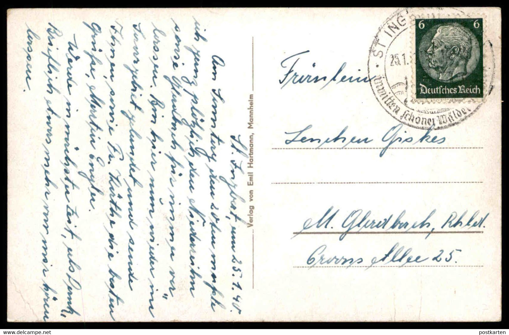 ALTE POSTKARTE ST. INGBERT MÜHLECK 1940 Ansichtskarte Postcard Cpa AK - Saarpfalz-Kreis