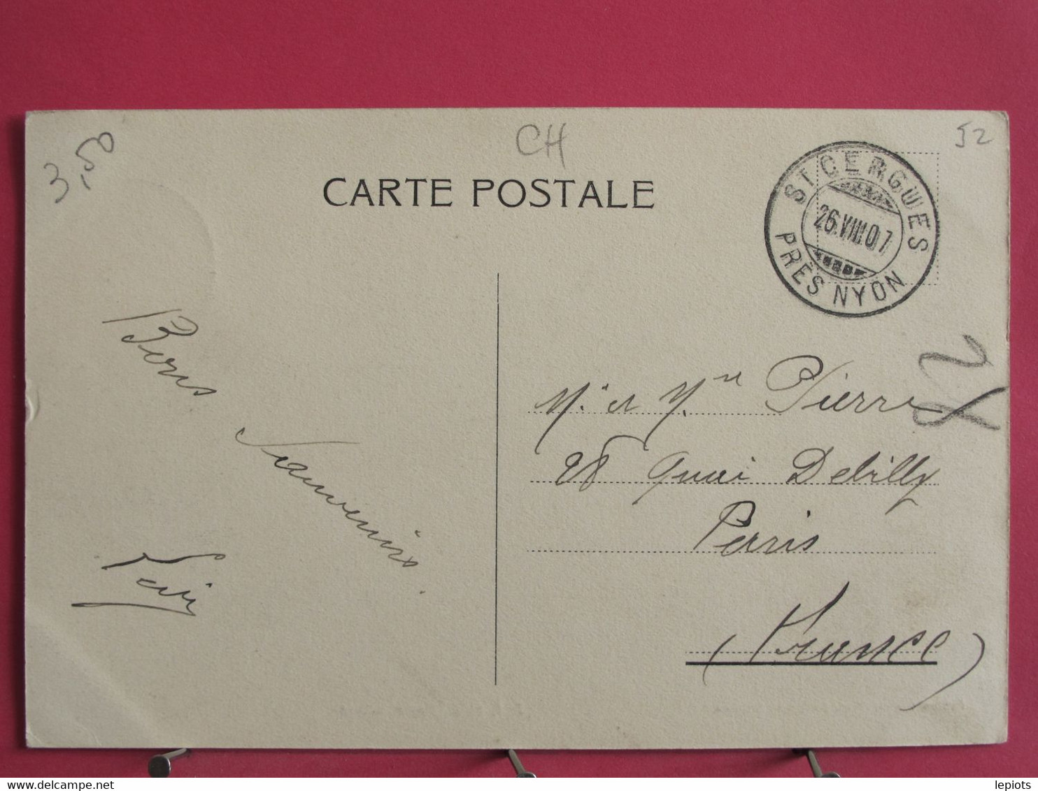 Suisse - Poste Suisse - Diligence Avec Attelage De 4 Chevaux - 1907 - CPA En Très Bon état - R/verso - Other & Unclassified