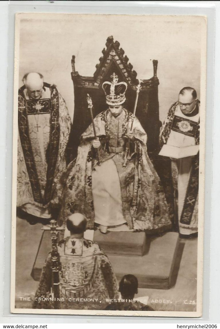 Angleterre England London The Crowning Ceremony Westminster Abbey 1953 - Westminster Abbey