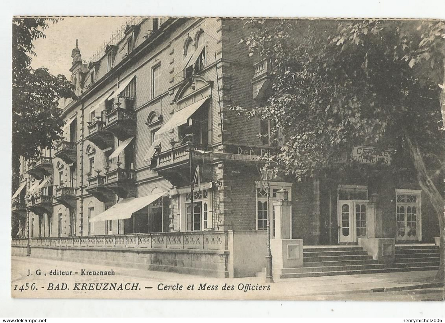 Allemagne Germany Bad Kreuznach Cercle Et Mess Des Officiers 1925 - Bad Kreuznach
