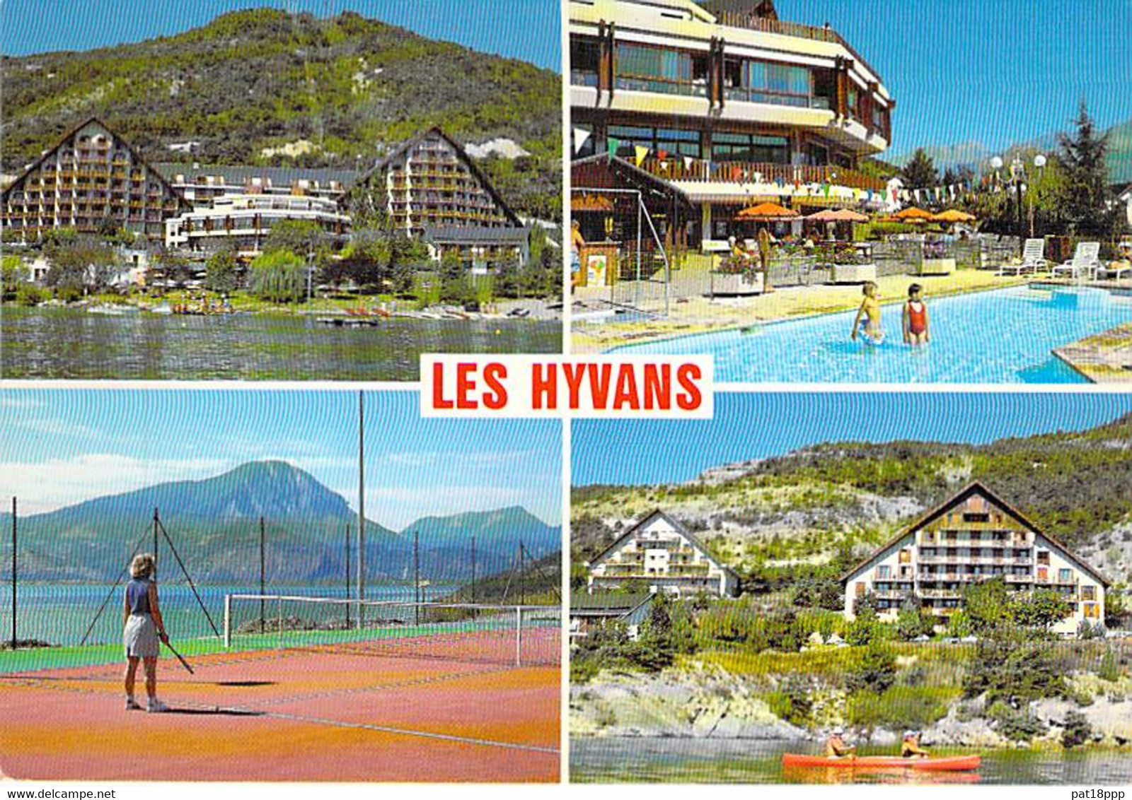 ** Lot De 2 Cartes ** 05 - CHORGES Résidence LES HYVANS Centre CNPO - CPSM CPM Village ( 2.810 H ) GF  - Hautes Alpes - Autres & Non Classés