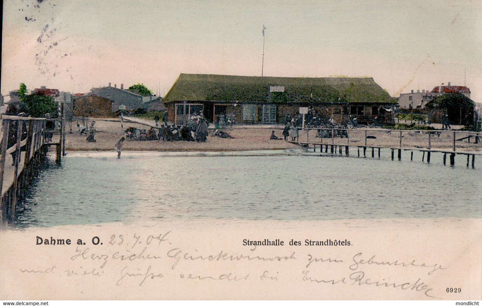 Dahme An Der Ostsee. Strandhalle Des Strandhôtels, 1904. - Dahme