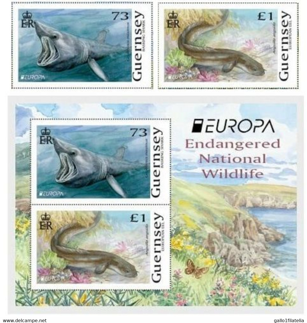 2021 - GUERNSEY - EUROPA CEPT - FAUNA NAZIONALE IN VIA DI ESTINZIONE / ENDANGERED NATIONAL WILDLIFE. MNH - 2021