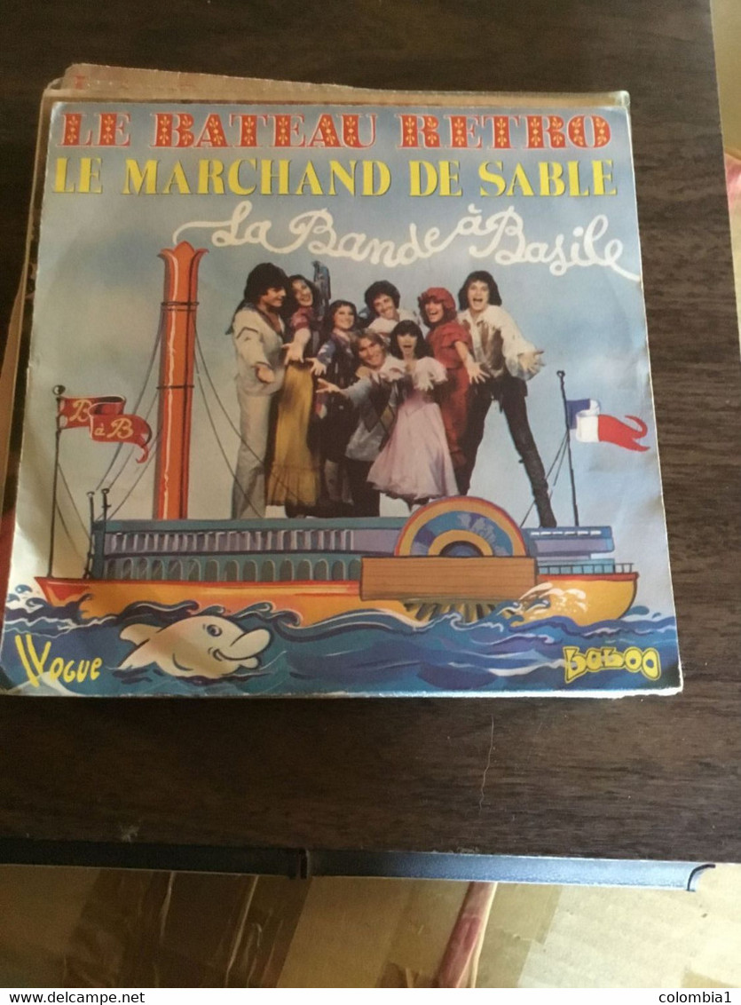 LOT De 2 DISQUES VINYLE 45 T  LA BANDE A BASILE ANNEE 1960 - Country Et Folk