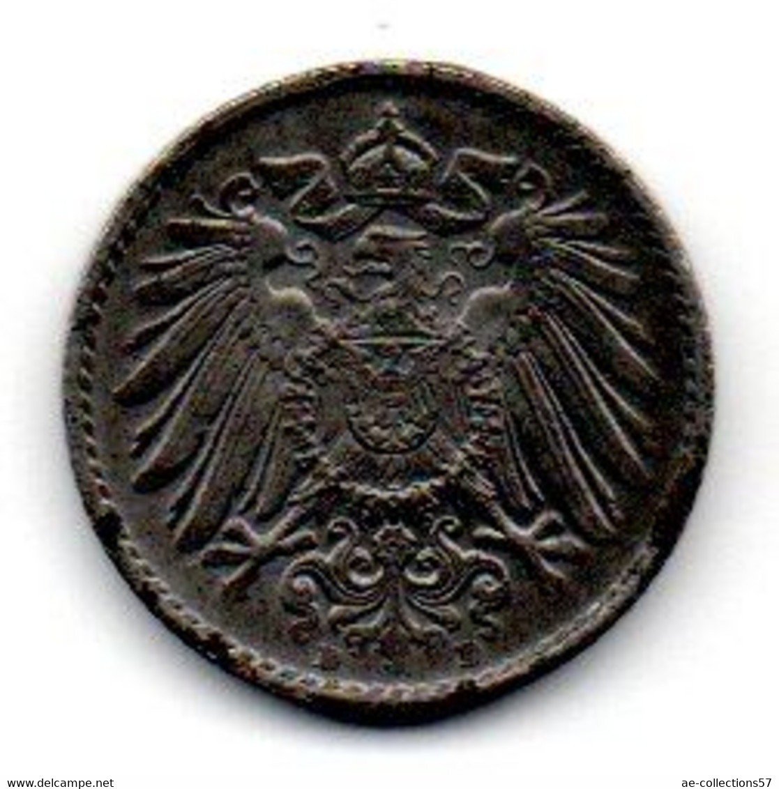 Allemagne -  5 Pfennig 1915 D TB+ - 5 Pfennig