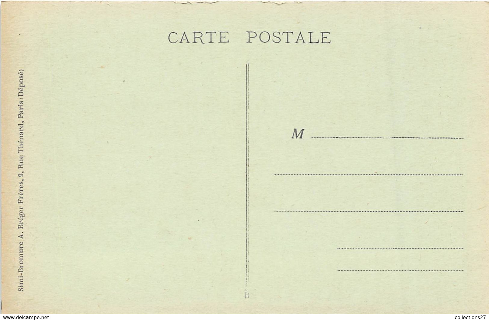 PARIS-75020- LOT DE 19 CARTES POSTALES DE HOSPICE DEBROUSSE