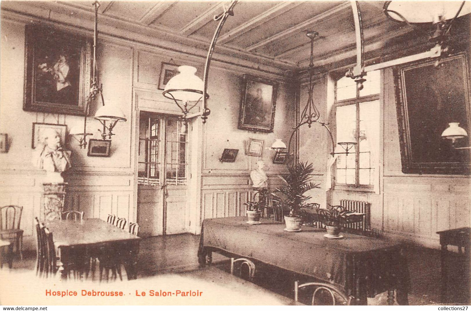 PARIS-75020- LOT DE 19 CARTES POSTALES DE HOSPICE DEBROUSSE