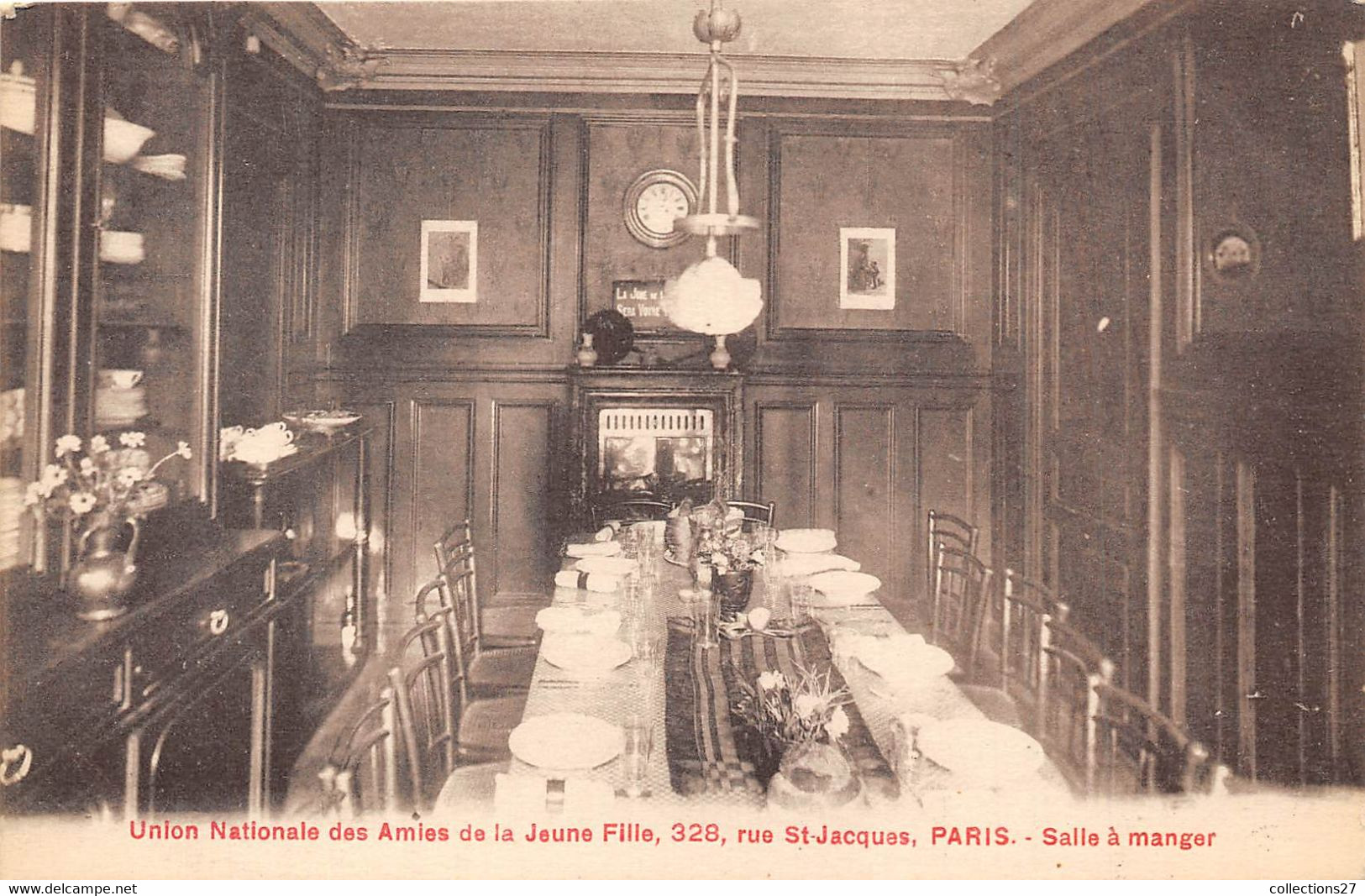 PARIS-75005- LOT DE 7 CARTES POSTALES - UNION NATIONALE DES  AMIES DE LA JEUNE FILLE 328 RUE ST-JACQUES - Arrondissement: 05