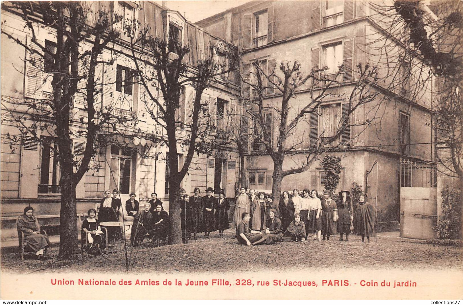 PARIS-75005- LOT DE 7 CARTES POSTALES - UNION NATIONALE DES  AMIES DE LA JEUNE FILLE 328 RUE ST-JACQUES